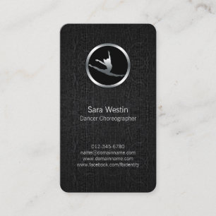 Dancer Choreograaf Chrome Dancer Visitekaartje