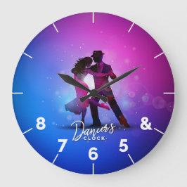 Dancer Clock for a Dance Lovers with Tango Couple Grote Klok