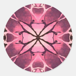 Dancer (Cranberry) Ronde Sticker