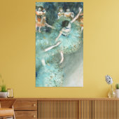 Dancer (danser in groen) Edgar Degas Canvas Afdruk (Insitu (Woonkamer))