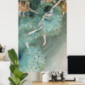Dancer (danser in groen) Edgar Degas Poster (Thuiskantoor)
