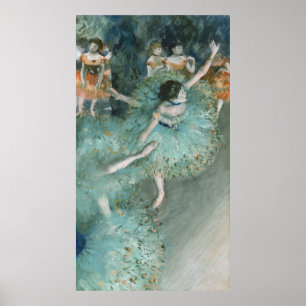 Dancer (danser in groen) Edgar Degas Poster