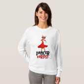 Dancer de rendierster van de kunstenaar t-shirt (Voorkant volledig)