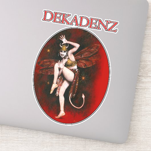  Dancer Die Cut Sticker (Detail)