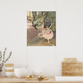 Dancer die een boog neemt - Edgar Degas - 1878 Poster (Keuken)