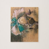 Dancer die haar linten koppelt aan Edgar Degas Legpuzzel (Verticaal)