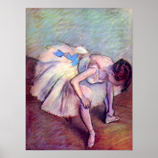 Dancer, in de balletkunst, door Edgar Degas Poster (Voorkant)