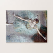 Dancer in Groen door Edgar Degas Legpuzzel (Horizontaal)