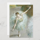Dancer in Groen | Edgar Degas (Voorkant / Achterkant)