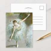 Dancer in Groen | Edgar Degas Briefkaart