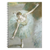 Dancer in Groen | Edgar Degas Notitieboek (Voorkant)