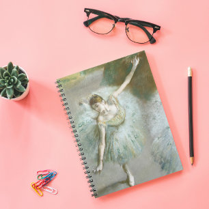 Dancer in Groen Edgar Degas Notitieboek
