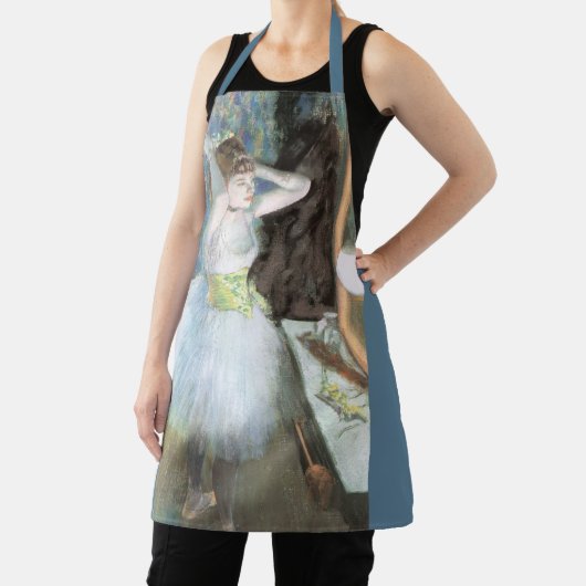 Dancer in haar kleedkamer door Edgar Degas Schort (Insitu)