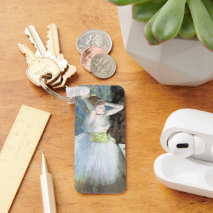 Dancer in haar kleedkamer door Edgar Degas Sleutelhanger