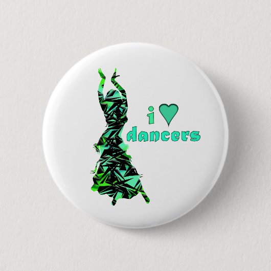 Dancer *Jinx* Ronde Button 5,7 Cm (Voorkant)