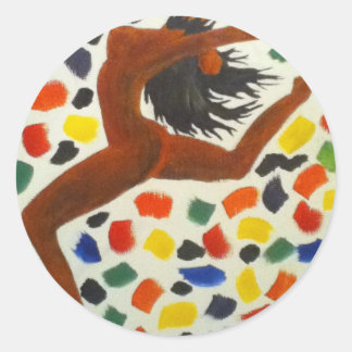 Dancer.jpg Ronde Sticker