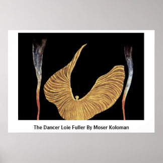 Dancer Loie Fuller van Moser Koloman Poster