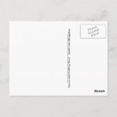 Dancer met briefkaart Tekend gereedschap (Achterkant)