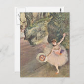 Dancer met een Bouquet Briefkaart (Voorkant / Achterkant)