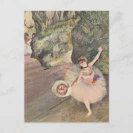 Dancer met een Bouquet Briefkaart