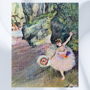 Dancer met een Bouquet van Flowers van Edgar Degas Legpuzzel