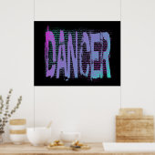 Dancer met Gezegde van kool Poster (Keuken)