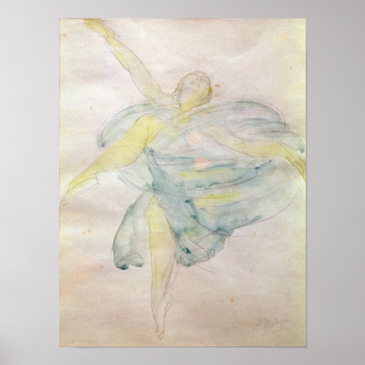 Dancer met veils poster (Voorkant)