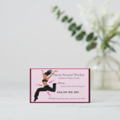 Dancer- of Dance Studio-Visitekaartjes Visitekaartje (Staand voorkant)