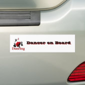 Dancer on Board Bumpersticker (Op auto)