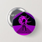 Dancer *Onca* Ronde Button 5,7 Cm (Voorkant /achterkant)
