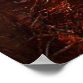 Dancer op een rots in het Poster van de woestijn (Hoek)