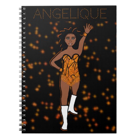 Dancer Orange Fringe Carnet #1 (Devant)