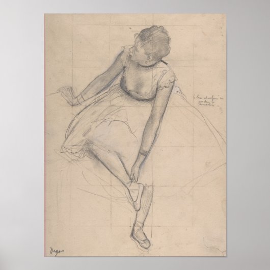 Dancer past haar dipper aan poster (Voorkant)