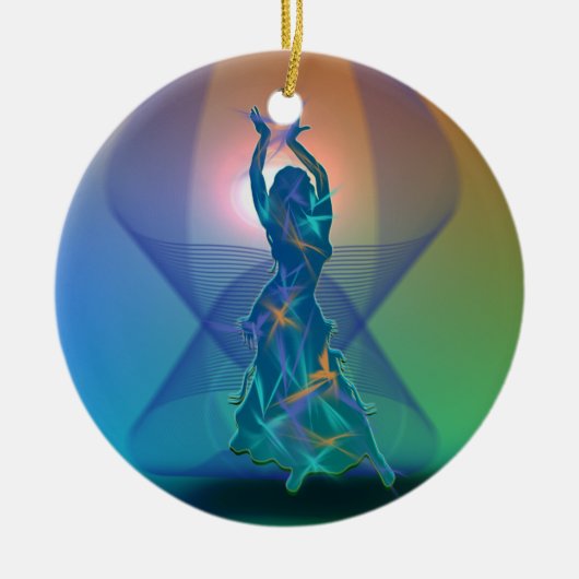 Dancer *Pheja* Keramisch Ornament (Voorkant)