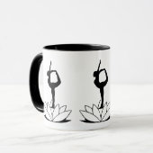Dancer Pose Mug - Cadeaux inspirés par le yoga (Devant gauche)