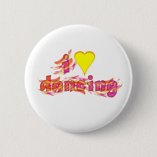 Dancer *Rayjii* Ronde Button 5,7 Cm (Voorkant)