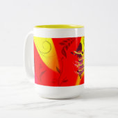 Dancer *Rayjii* Tweekleurige Koffiemok (Voorkant links)