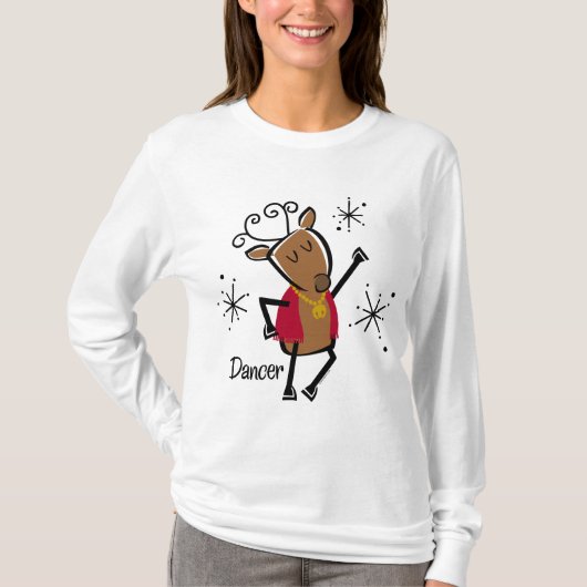 Dancer Reindeer Shirt (Voorkant)