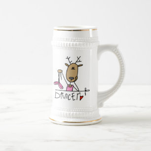 Dancer Reindeer T-shirts en cadeautjes Bierpul