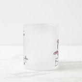 Dancer Reindeer T-shirts en cadeautjes Matglas Koffiemok (Center)