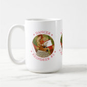 DANCER REINDEER Tall White Mug (Gauche)