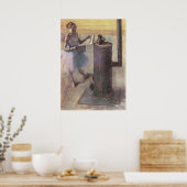 Dancer Resting by Edgar Degas, balletkunst Poster (Keuken)