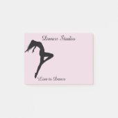 Dancer Silhouette - Aangepaste selectie om het eve Post-it® Notes (Voorkant)
