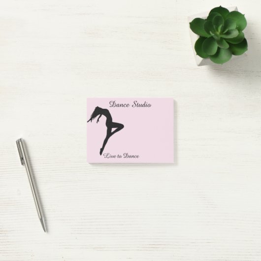Dancer Silhouette - Aangepaste selectie om het eve Post-it® Notes (Kantoor)