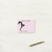 Dancer Silhouette - Aangepaste selectie om het eve Post-it® Notes (Op bureau)