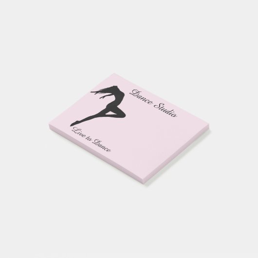 Dancer Silhouette - Aangepaste selectie om het eve Post-it® Notes (Schuin)