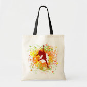 Dancer Silhouette Canvas tas (Voorkant)