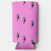 Dancer silhouette op roze (Voorkant)