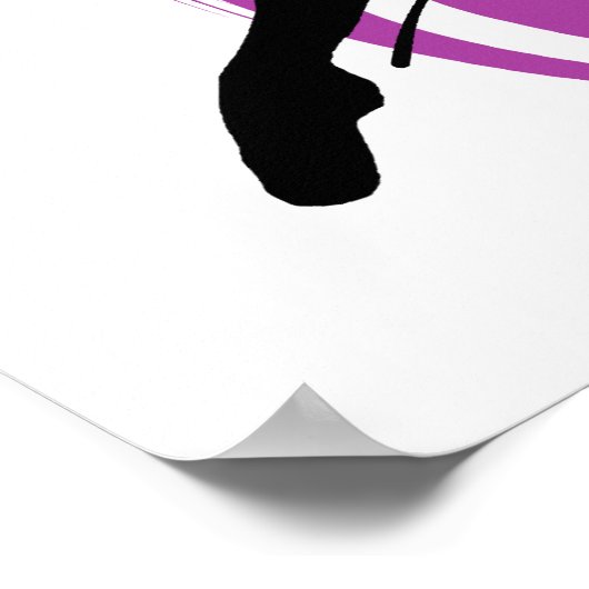 Dancer Silhouette Poster (Hoek)