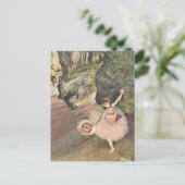 Dancer / Ster van de ballet - Degas schilderen Briefkaart (Staand voorkant)